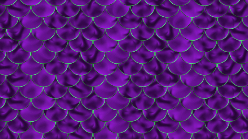 Vinylmatta djurtryck lila motiv med skamlar - Tenstickers