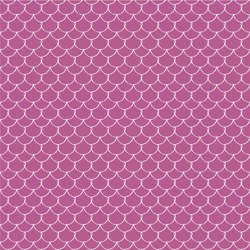 Vinylmatta djurtryck rosa sjöjungfruskinn - Tenstickers