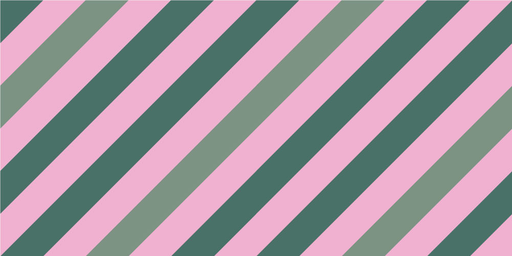 Diagonala rosa ränder Vinylmatta foajé - Tenstickers