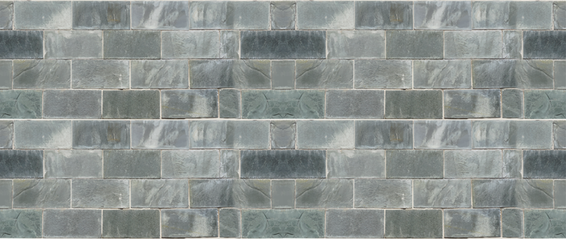 Mörkgrå sten rustikt mönster kakel matta - Tenstickers