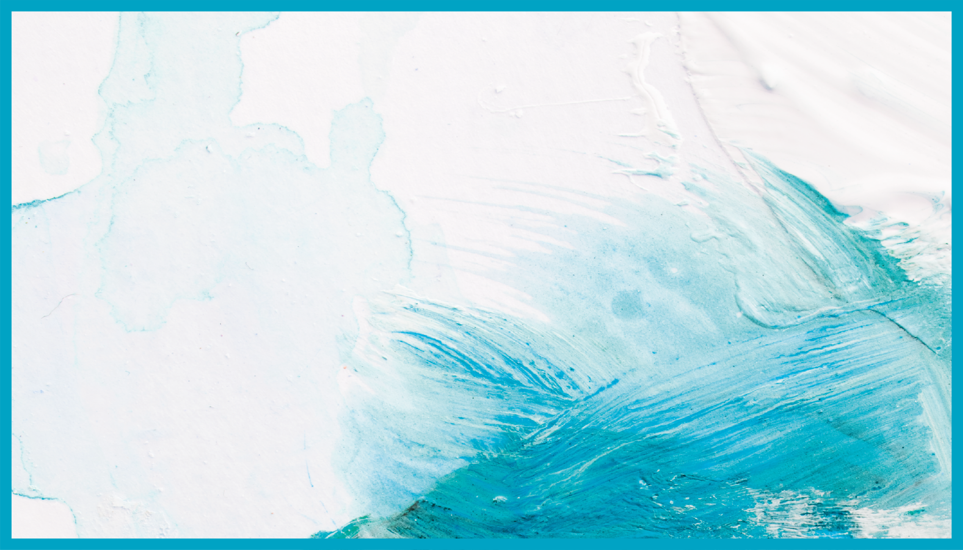 Aqua abstrakt virvel vinylmatta - Tenstickers