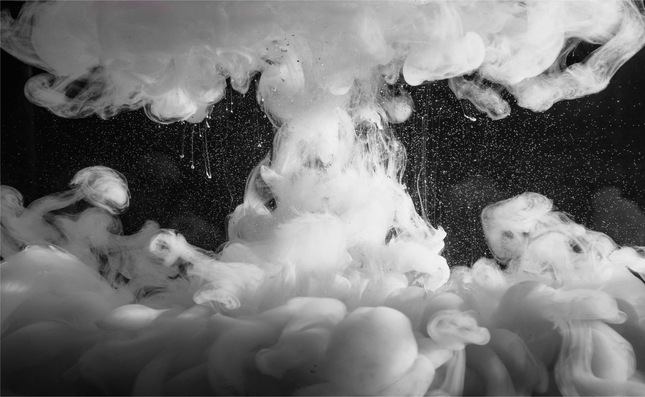 Fluffig molnbildning Andra Vinylmattor - Tenstickers