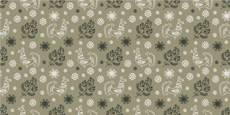 Charmiga djurmotiv Vinylmatta namn - Tenstickers