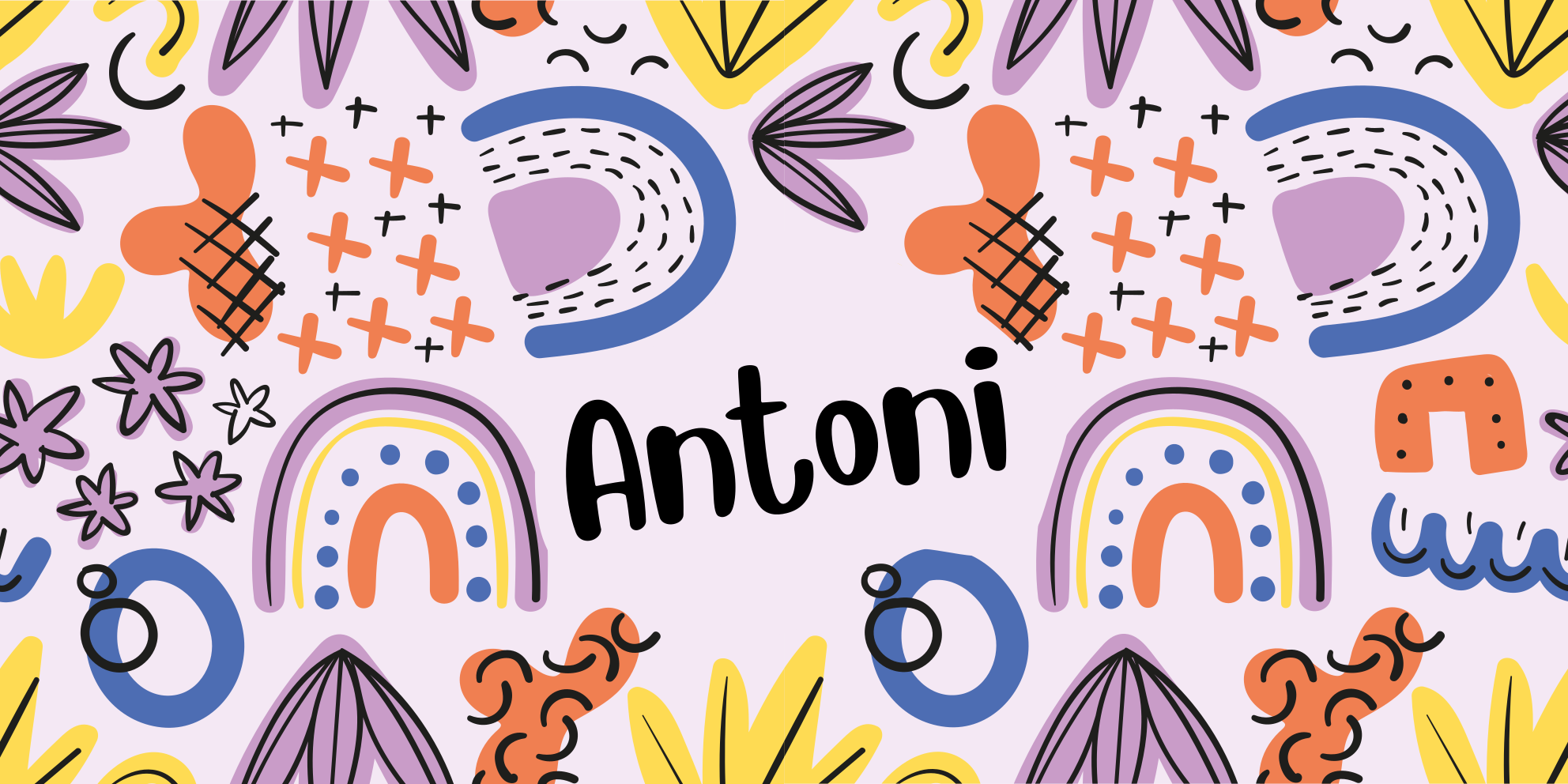 Nordisk geometrisk med namn Andra Vinylmattor - Tenstickers