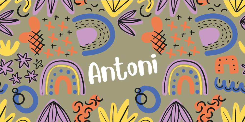 Färgglada regnbågsmönster Andra Vinylmattor - Tenstickers