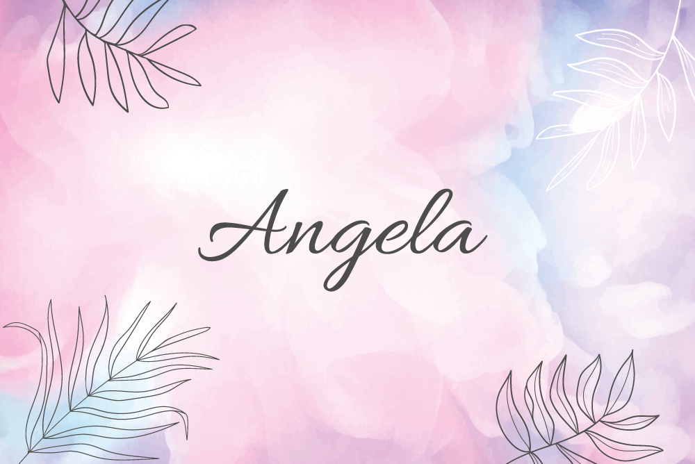 Blommigt anpassat namn Vinylmatta sovrum - Tenstickers