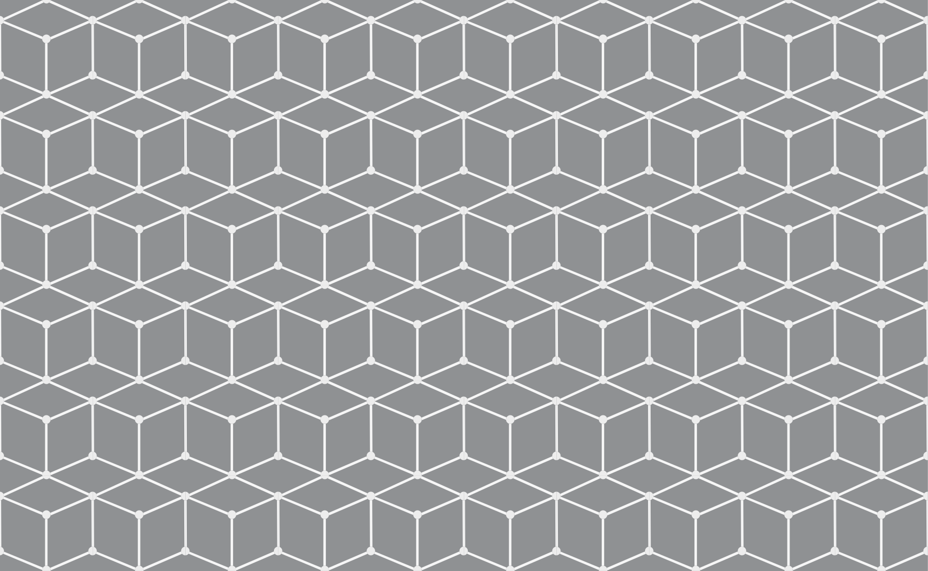 Grått elegant mönster Vinylmatta geometrisk - Tenstickers