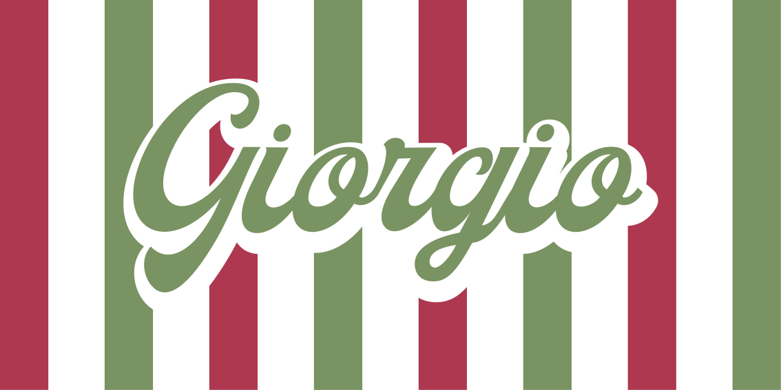 Kalligrafi vintage retro bokstäver anpassad matta - Tenstickers