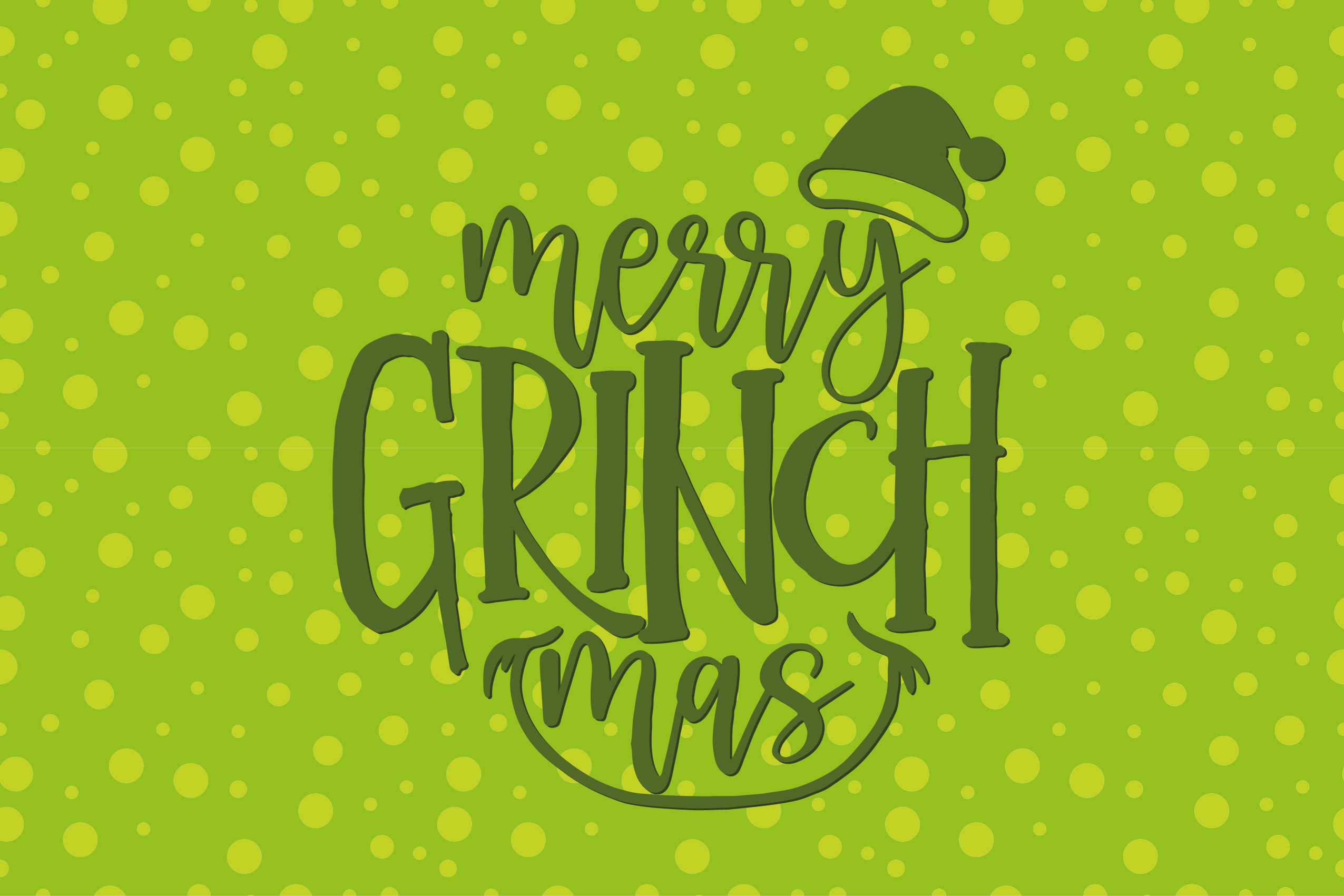 Grinchmas-jubel Vinylmatta Jul - Tenstickers