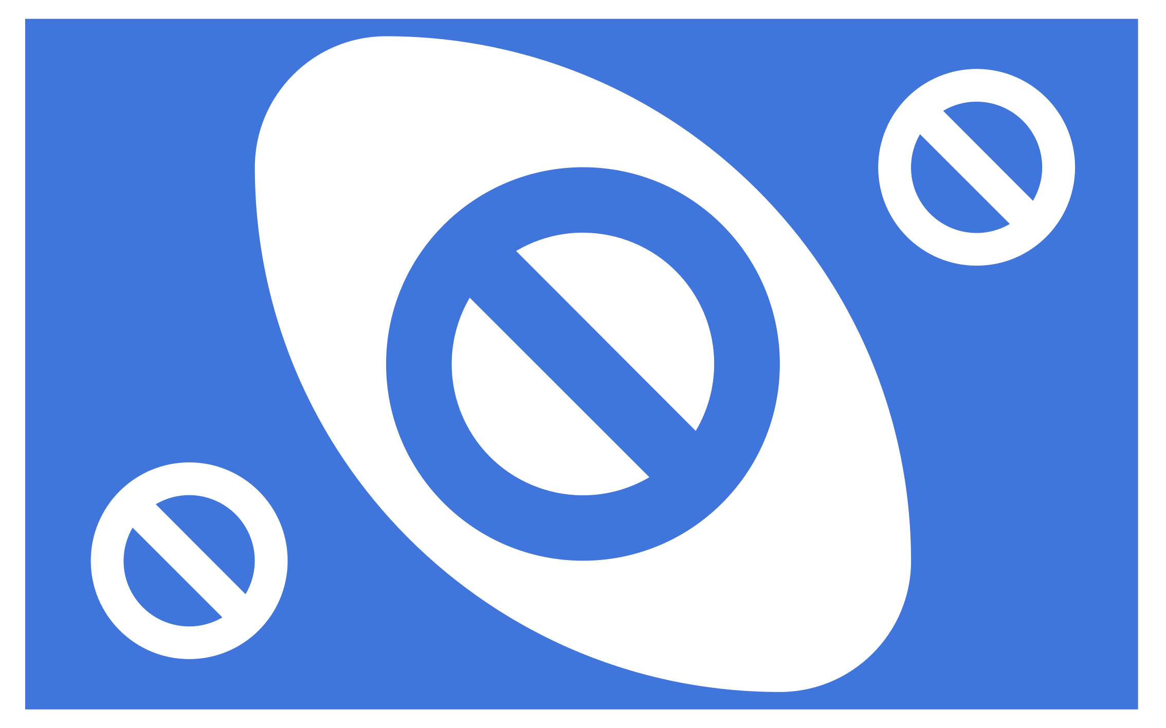 Blå cirkel grafik Andra Vinylmattor - Tenstickers