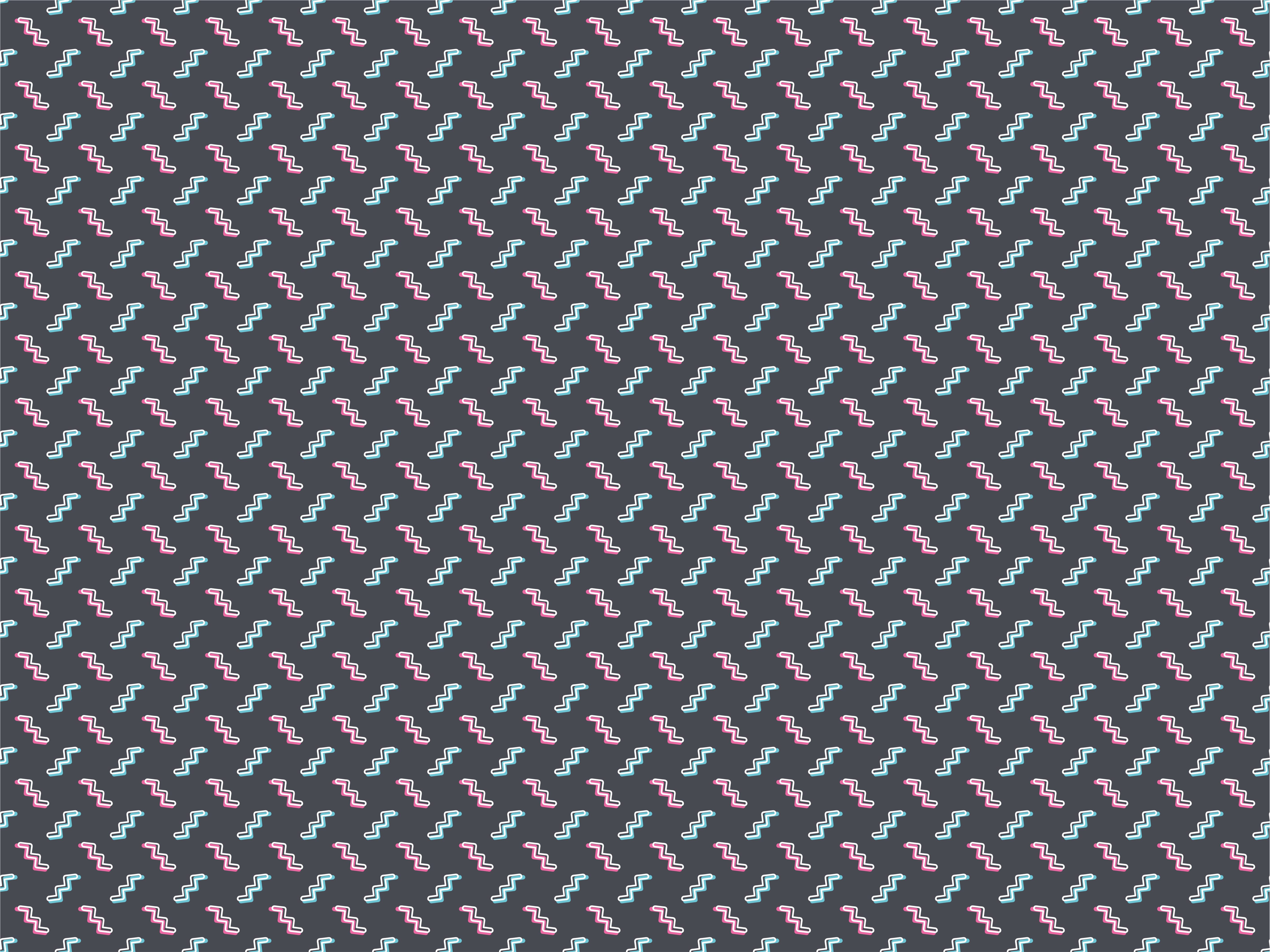 Zigzag abstrakt geometriskt mönster sovrum matta - Tenstickers