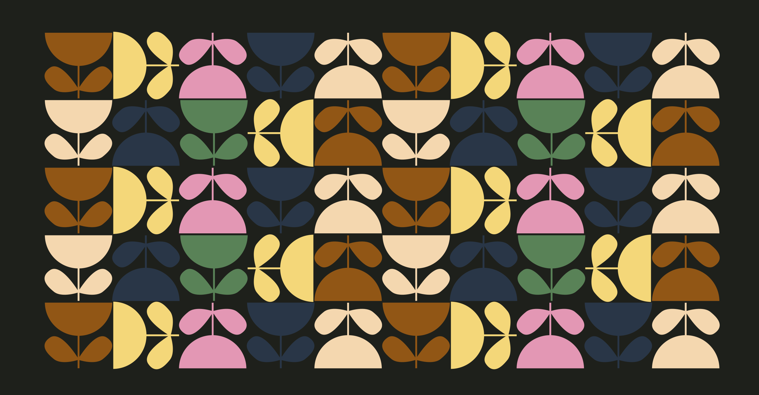 Livfulla lövmotiv Vinylmatta kakeleffekt - Tenstickers