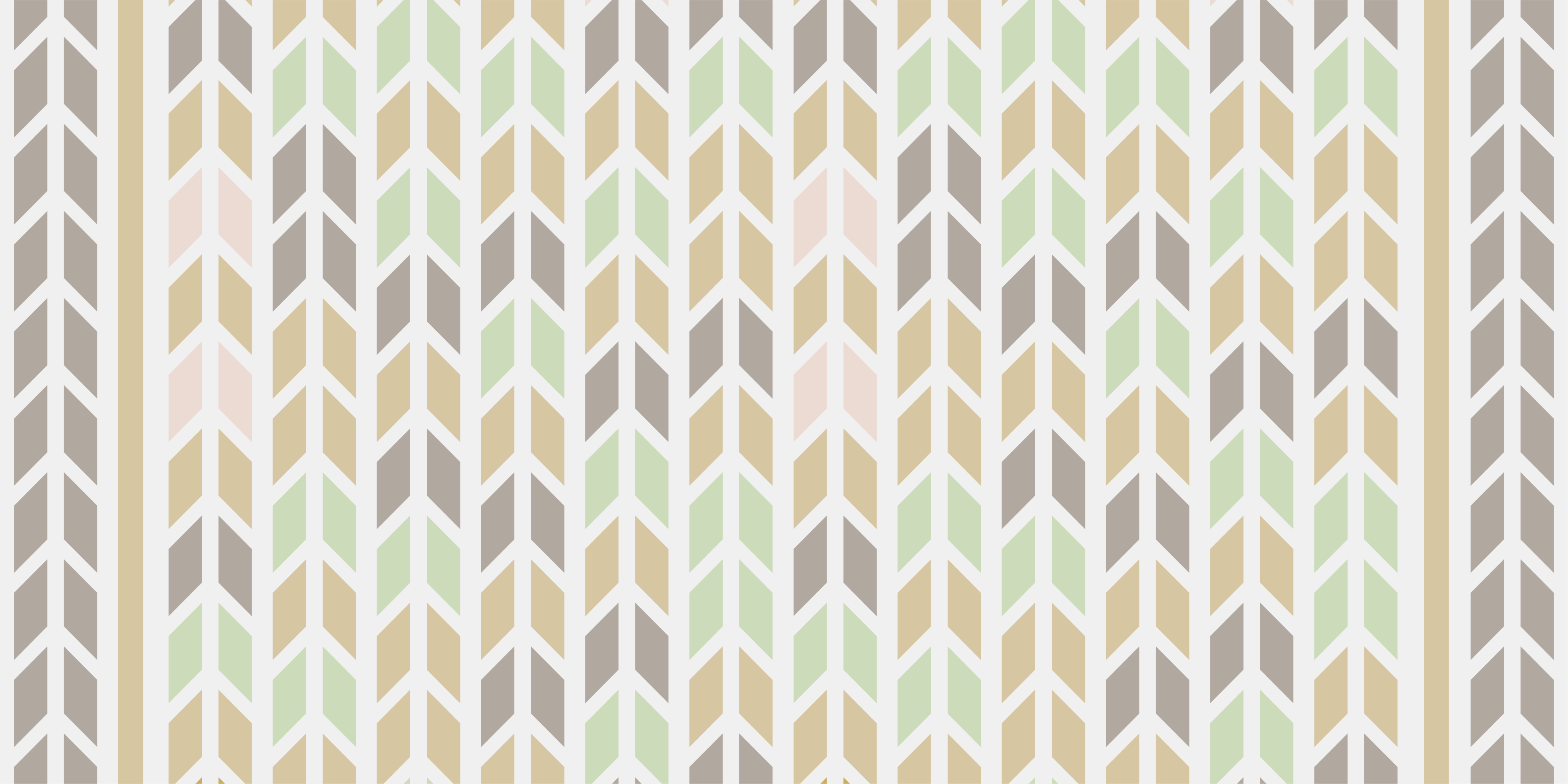 Chevronfärgade nyanser Vinylmatta geometrisk - Tenstickers