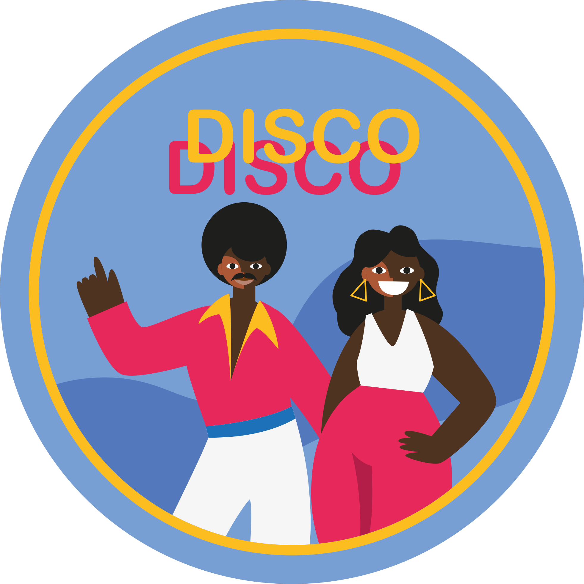 Dansande 80 -tals disco man vintage matta - Tenstickers