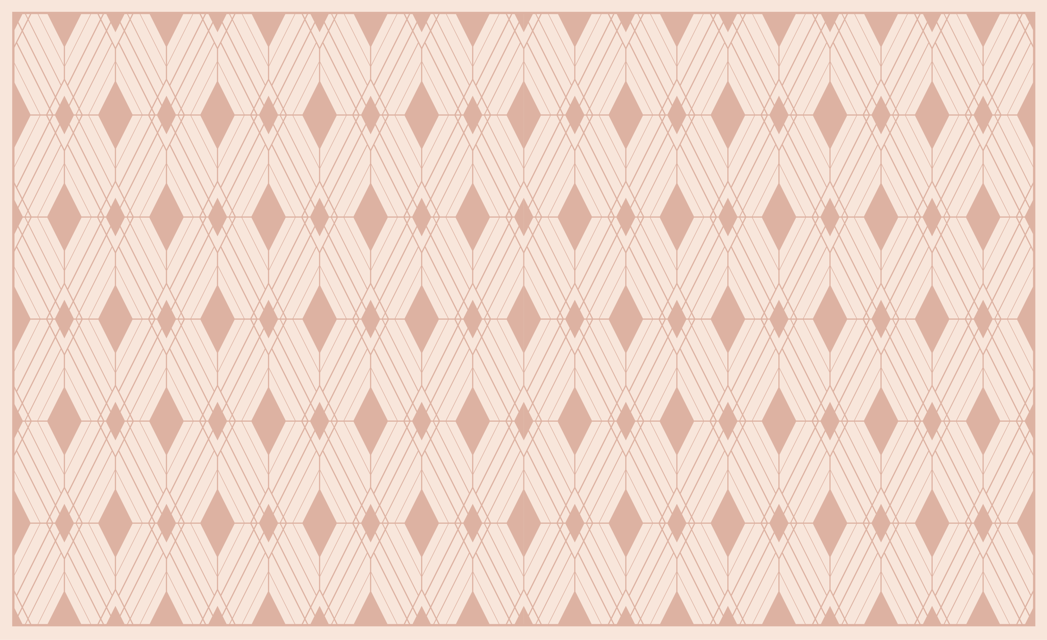 Art deco pastell diamanter kakel matta - Tenstickers