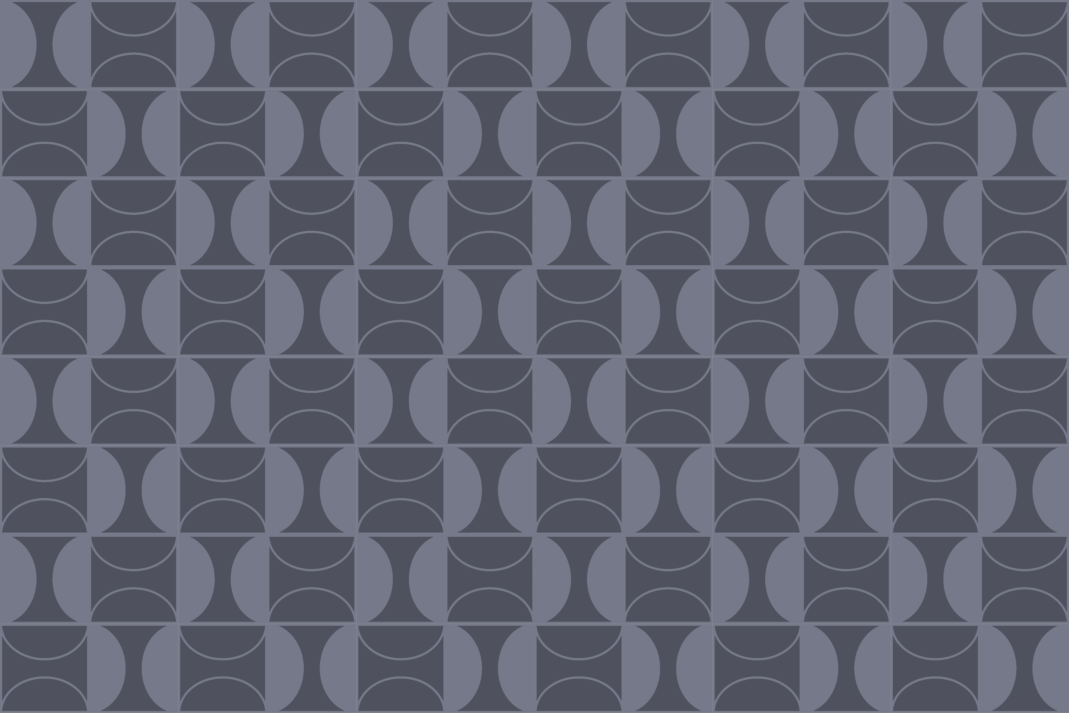 Cirkulär mönstrad stil Vinylmatta geometrisk - Tenstickers