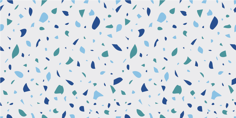 Färgglatt mönster vinylmatta i marmor - Tenstickers