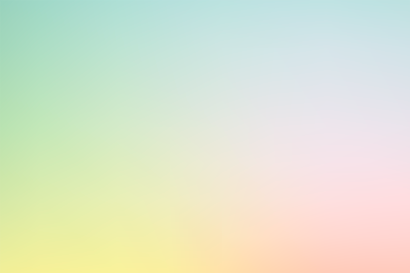 "kawaii" stil pastell regnbåge modern matta - Tenstickers