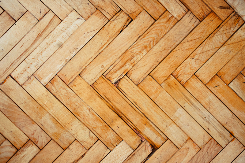 Fiskbensmönster Vinylmatta träeffekt - Tenstickers