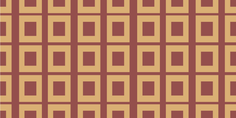 Geometriska kvadrater Vinylmatta geometrisk - Tenstickers