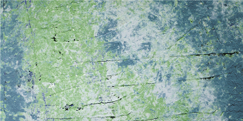 Blå nyanser vintage vägg vintage matta - Tenstickers