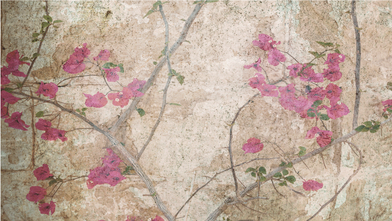 Vintage stil murgröna vintage golvmatta - Tenstickers