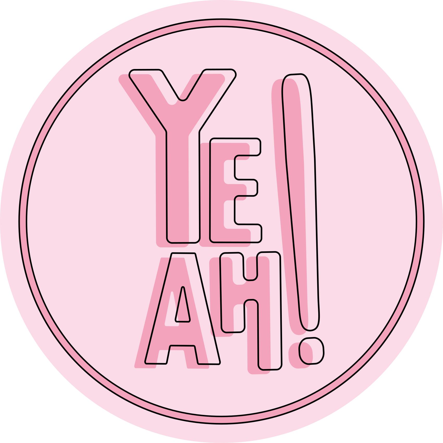 Uttrycksfullt textmotiv Vinylmattor med fraser - Tenstickers