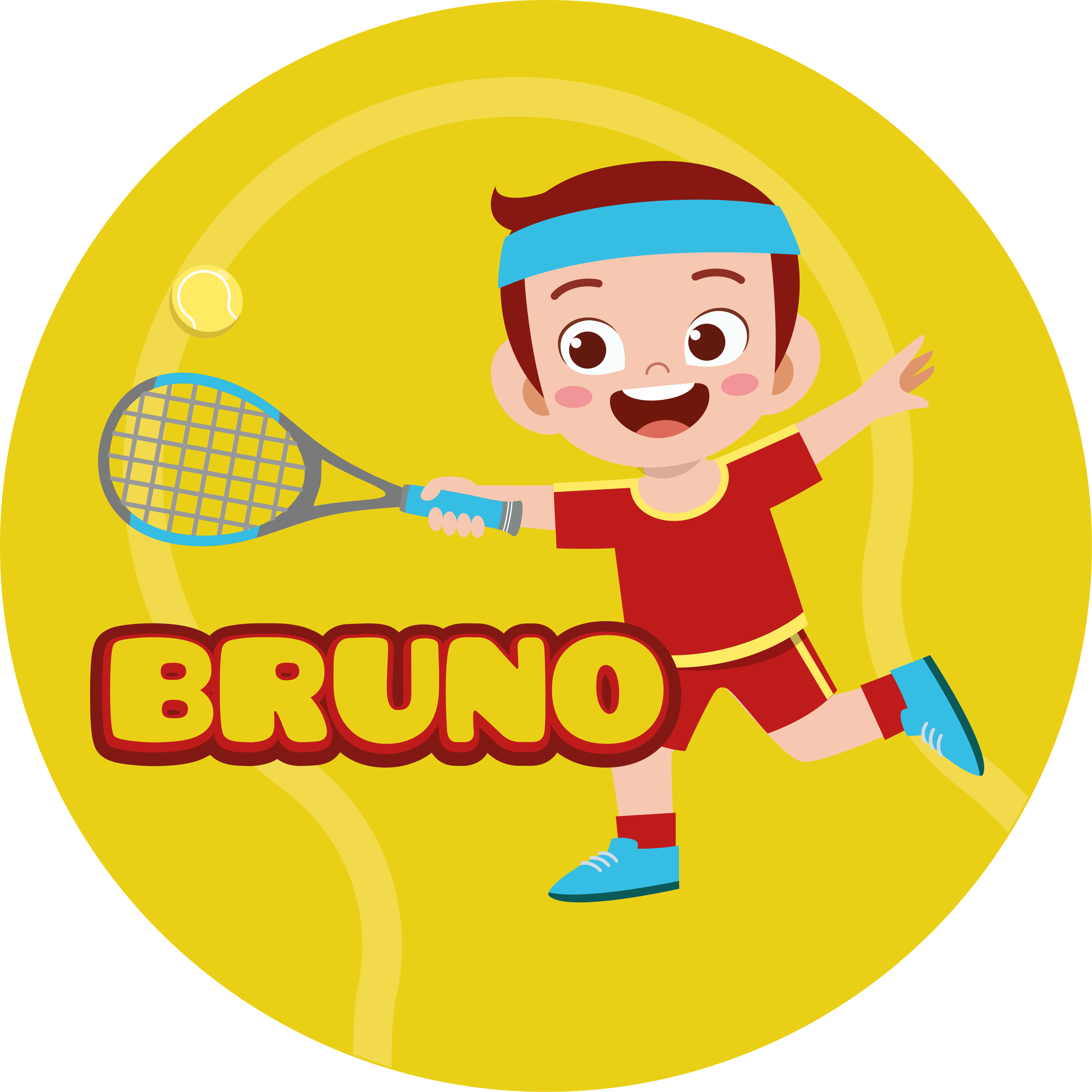 Personliga sporter Vinylmatta namn - Tenstickers