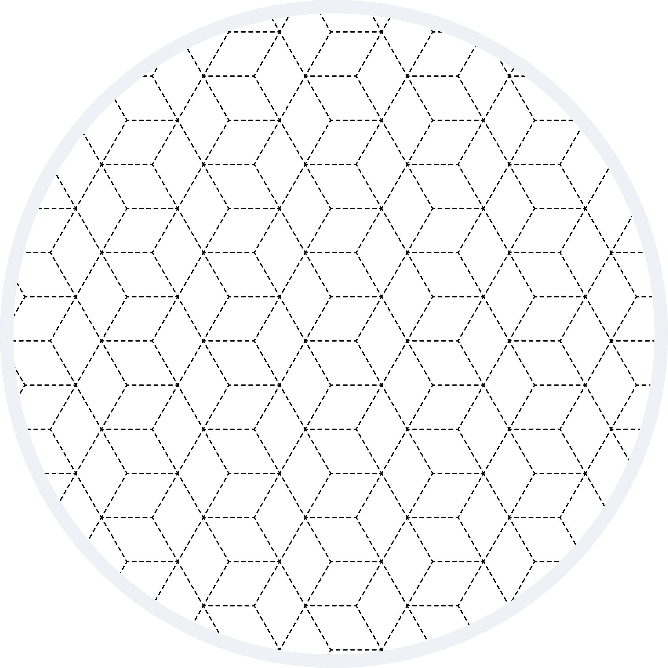 Vinylmatta geometrisk hexagonal mönster - Tenstickers