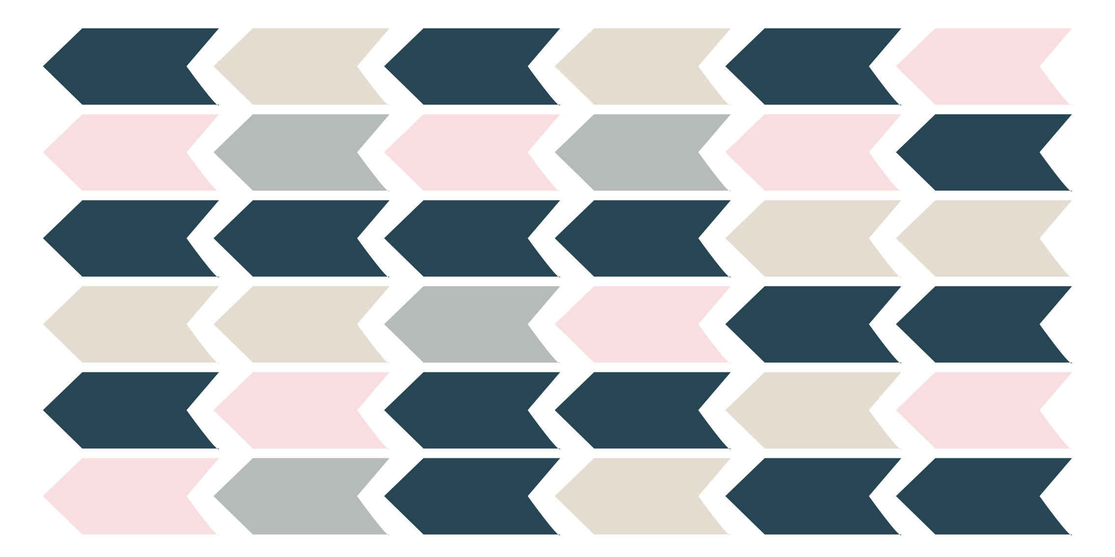 Snyggt geometriskt mönster Vinylmatta geometrisk - Tenstickers