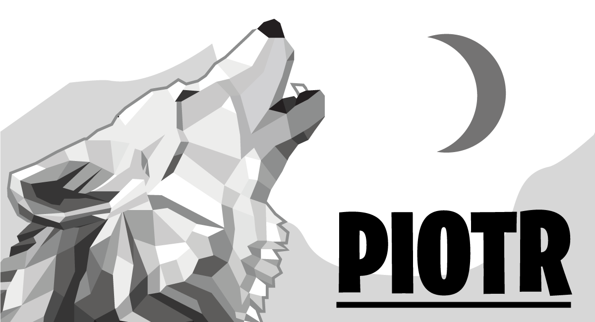 Geometrisk varg Vinylmatta namn - Tenstickers