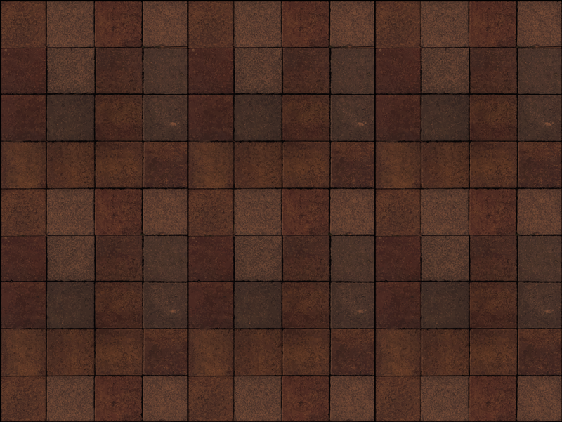 Små tegelstenar i rustik stil med stengolv - Tenstickers