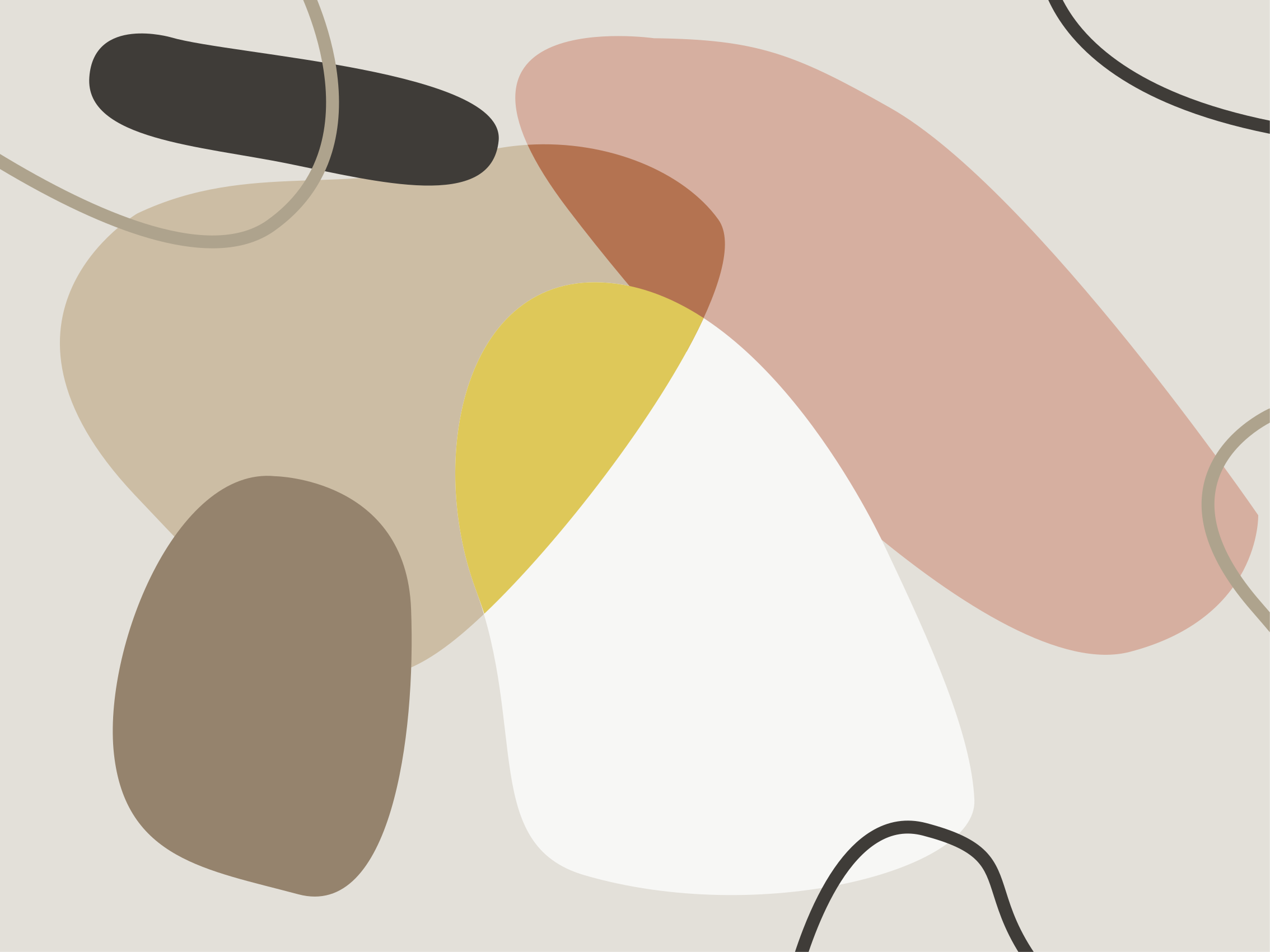 Abstrakta former Vinylmatta geometrisk - Tenstickers