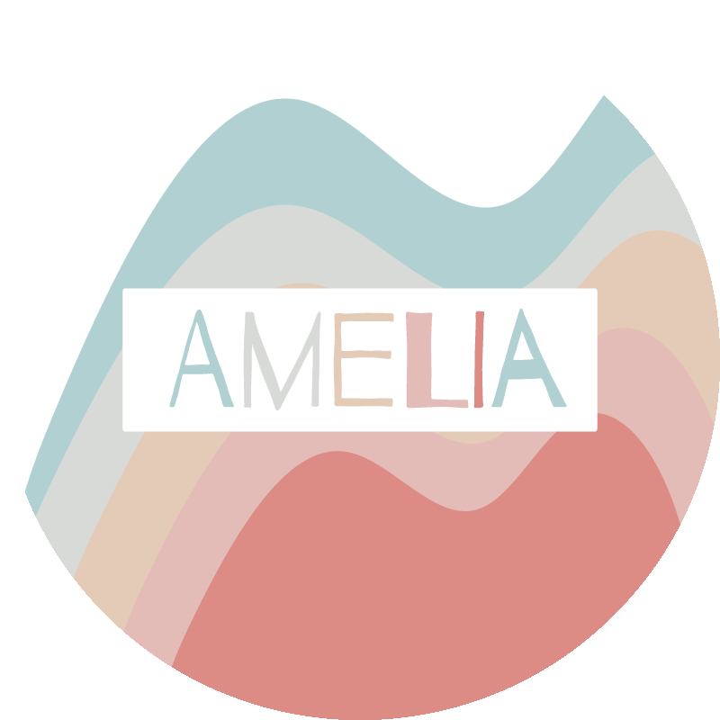 Anpassad randig namn design vinylmatta namn - Tenstickers