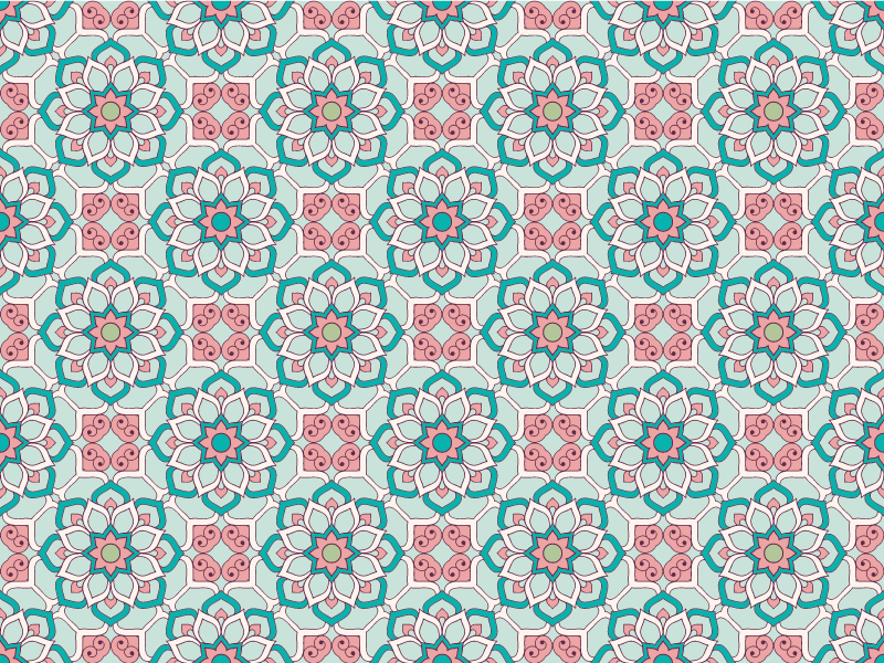 Tile effect pattern vinylmatta kakeleffekt - Tenstickers