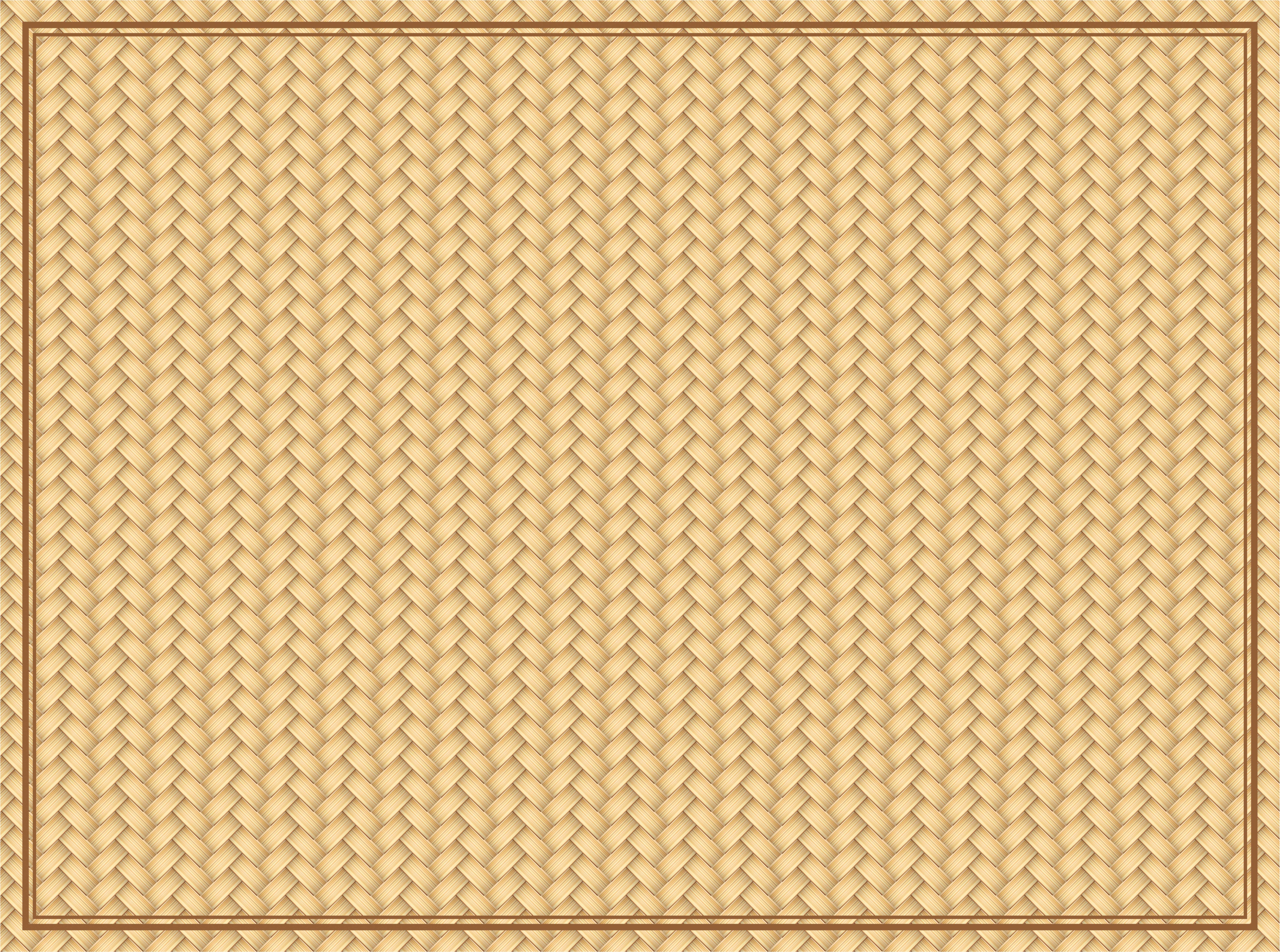 Flätad vintage golvmatta i vinyl - Tenstickers