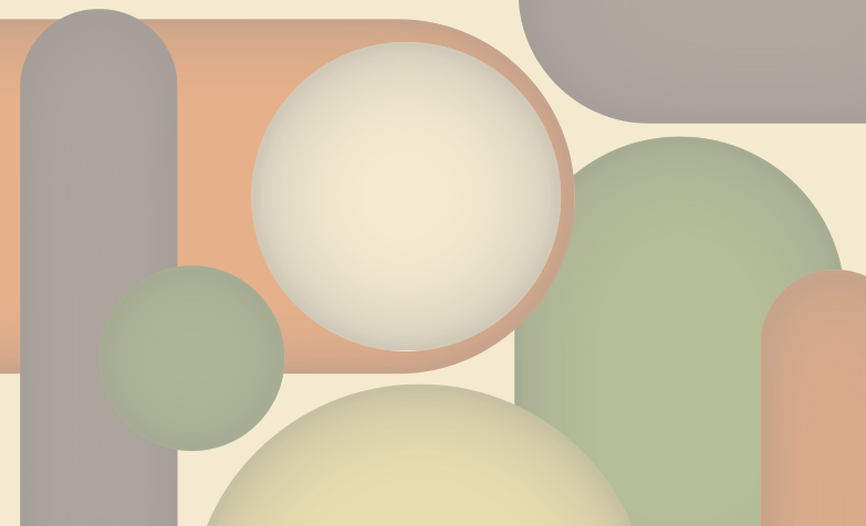 Samtida cirkulära mönster Vinylmatta modern - Tenstickers