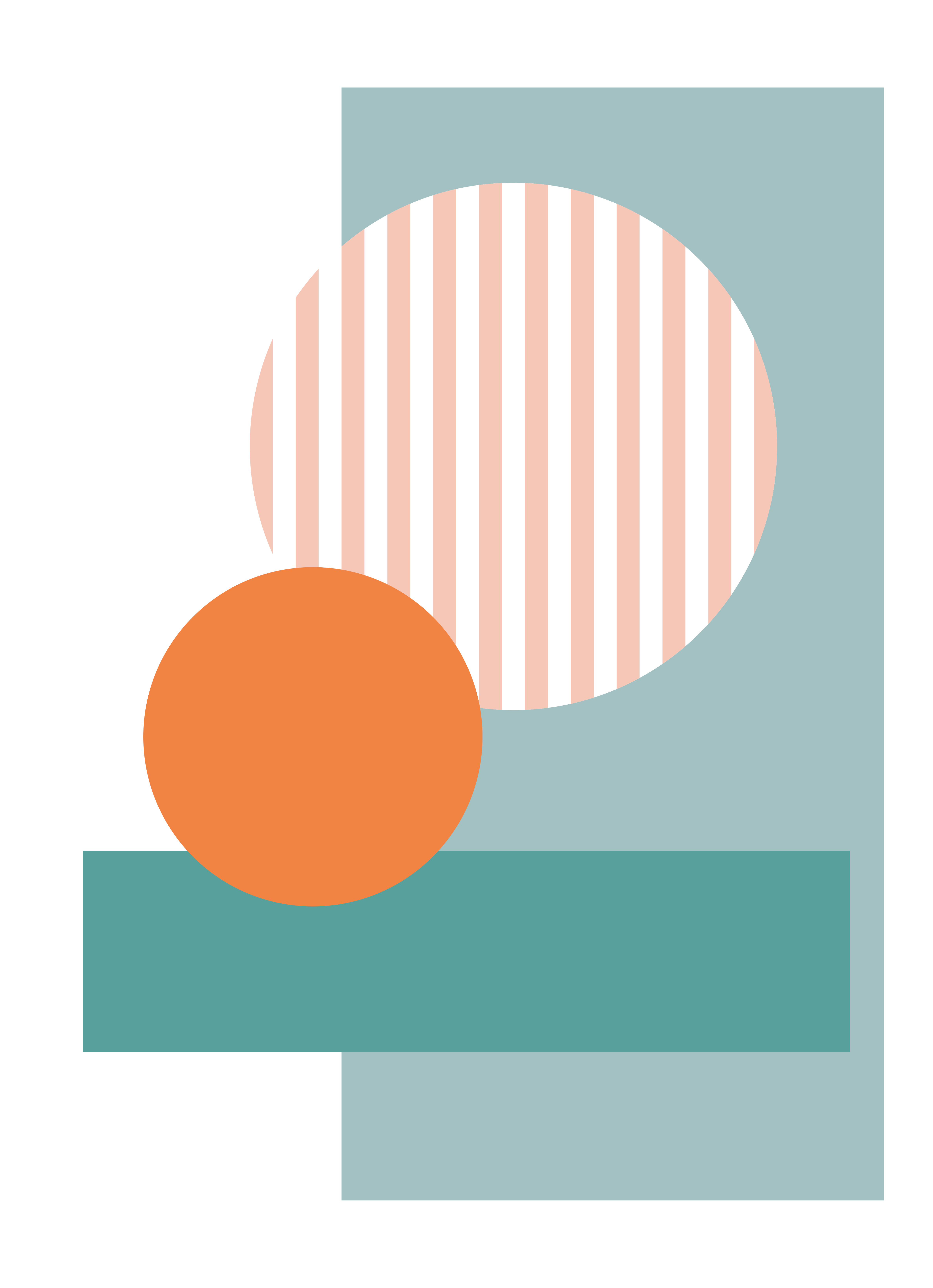 Soliga geometriska cirklar Vinylmatta modern - Tenstickers