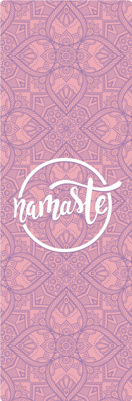 Namaste yoga Vinylmattor med fraser - Tenstickers
