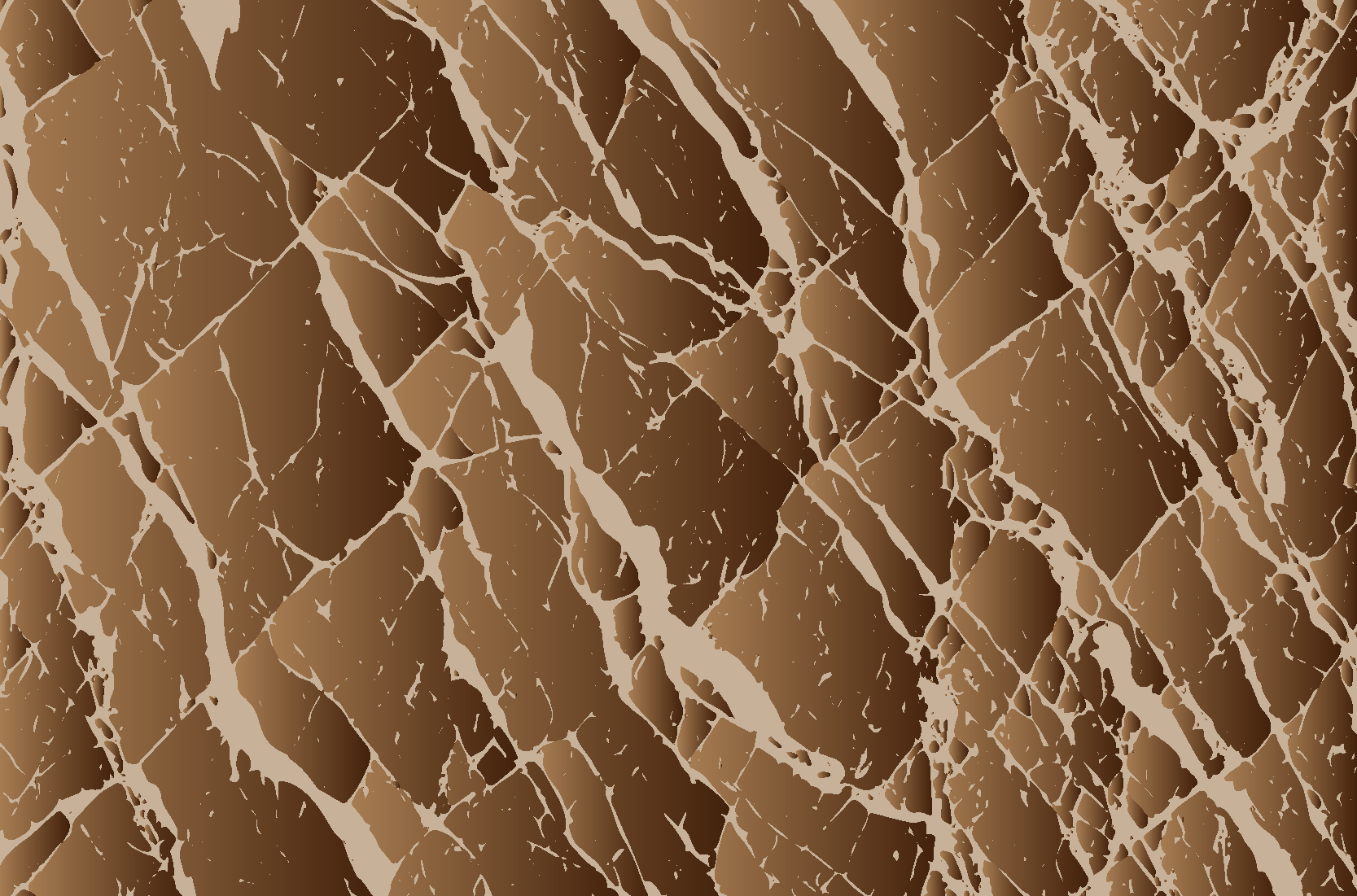 Brun marmor effekt Vinylmatta Matsal - Tenstickers