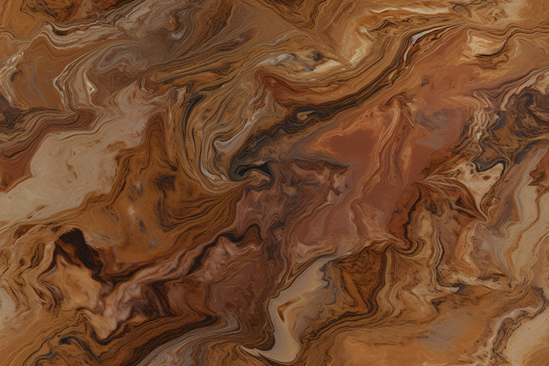 Brun nyans vinylmatta i marmor - Tenstickers