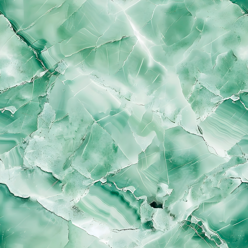 Grön pastellfärg vinylmatta i marmor - Tenstickers