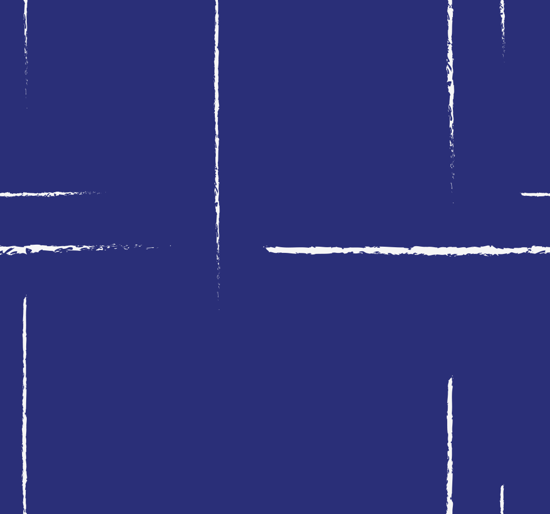 Modernt linjemönster Vinylmatta blå - Tenstickers