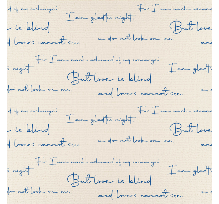 Textil diagram brev tapet - Tenstickers