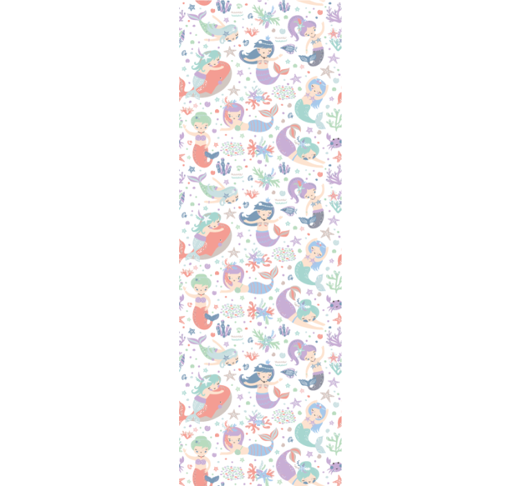 Sjöjungfru undervattensscen Dyr tapet - Tenstickers