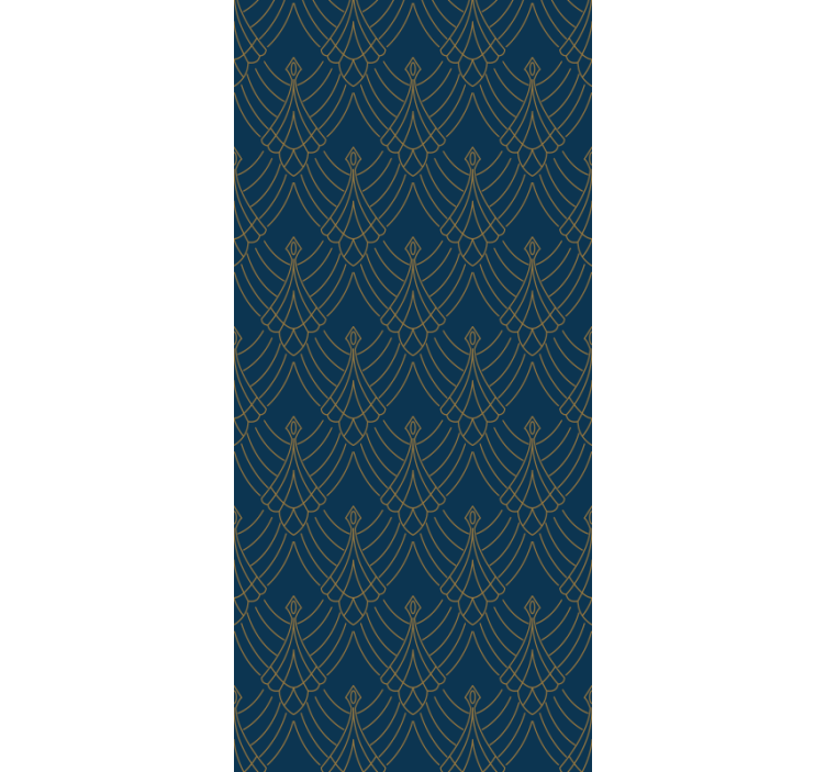 Elegant bladdesign modern tapet - Tenstickers