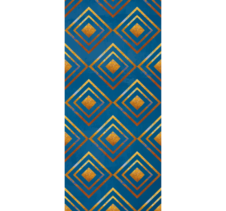 Diamanter och linjer tapet geometriska former - Tenstickers