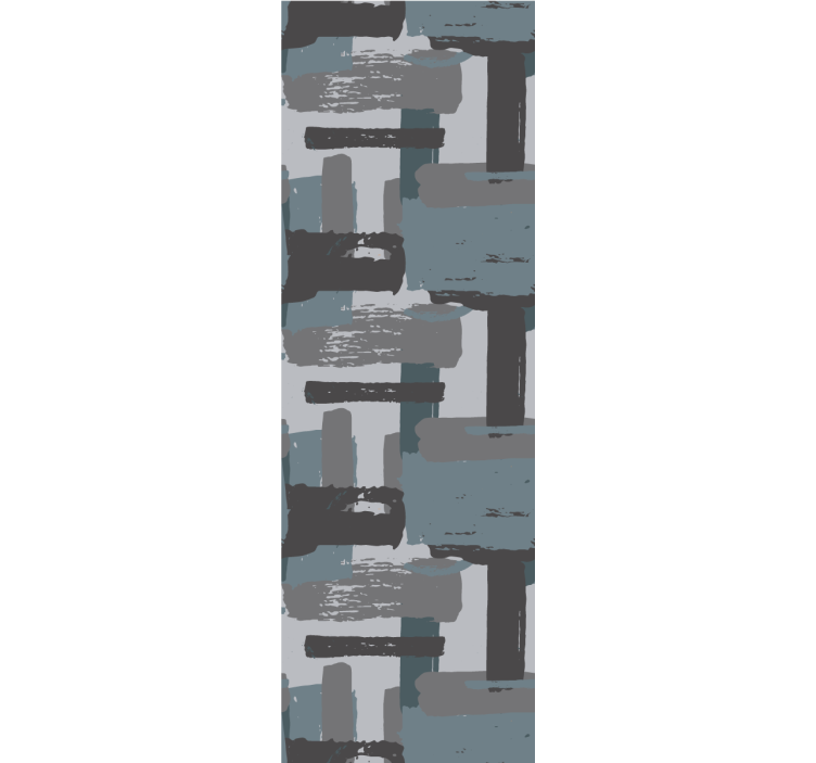 Grå färgdrag abstrakt tapet - Tenstickers