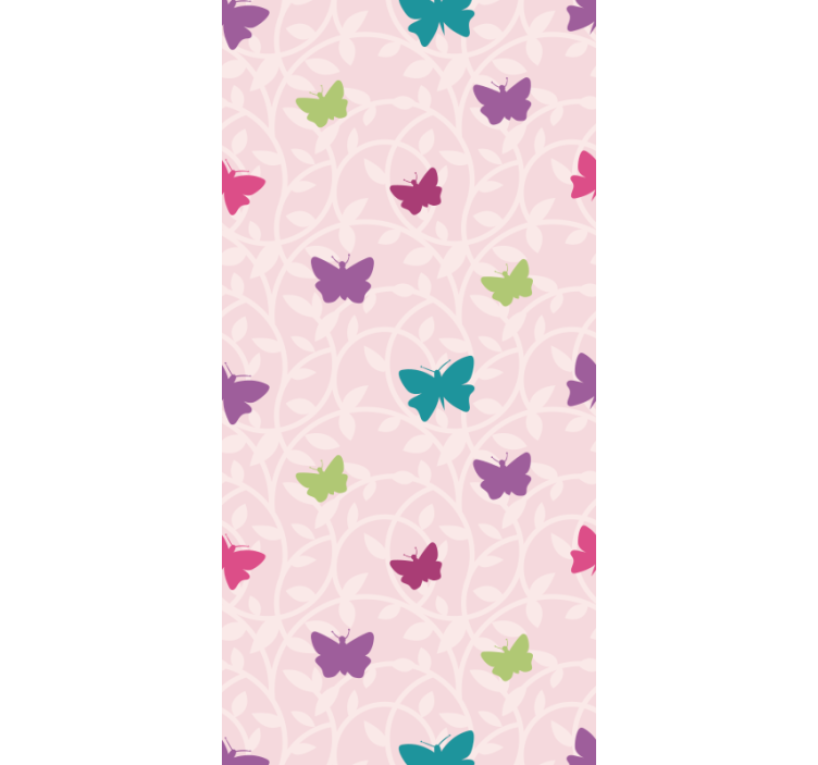 Färgglada fladdrande vingar Tapet fjärilar - Tenstickers