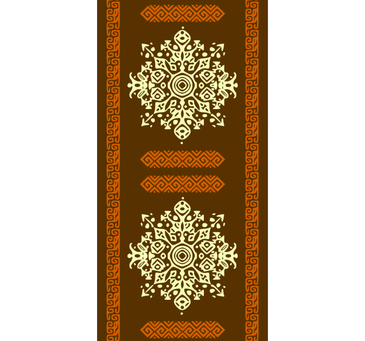 Etniska gyllene mandalas Äktenskap tapet - Tenstickers